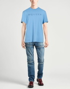 Mcqueen Mens T-shirt Light in Blue