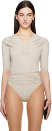 Nicklas Skovgaard Beige Merete Bodysuit