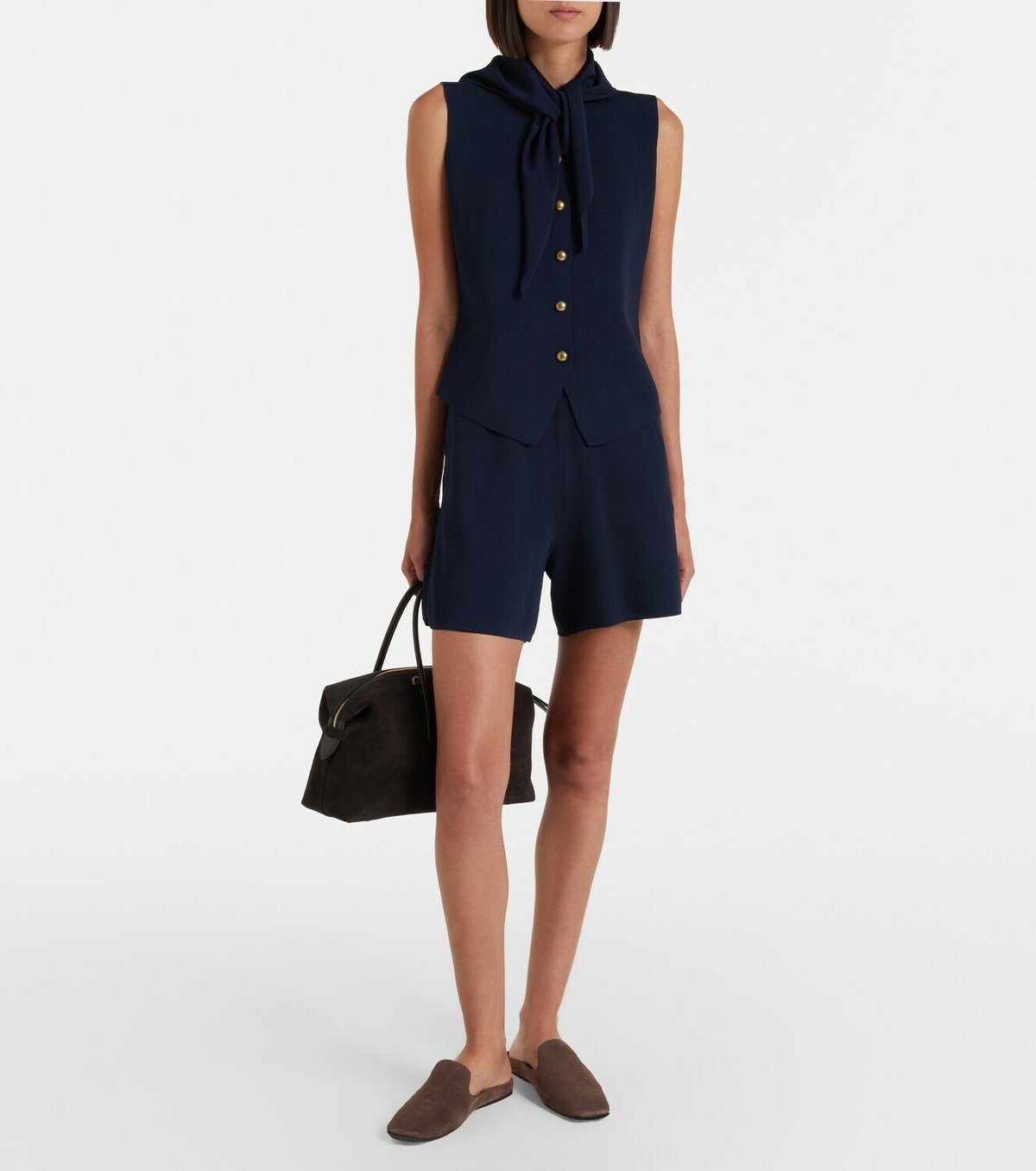 Max Mara Crêpe vest