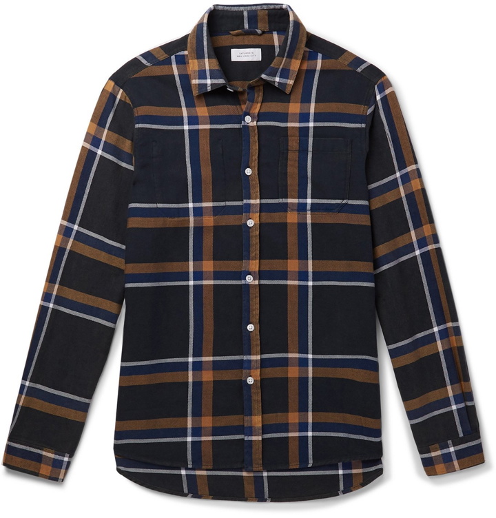 Photo: Saturdays NYC - Kenmare Checked Cotton-Flannel Shirt - Multi