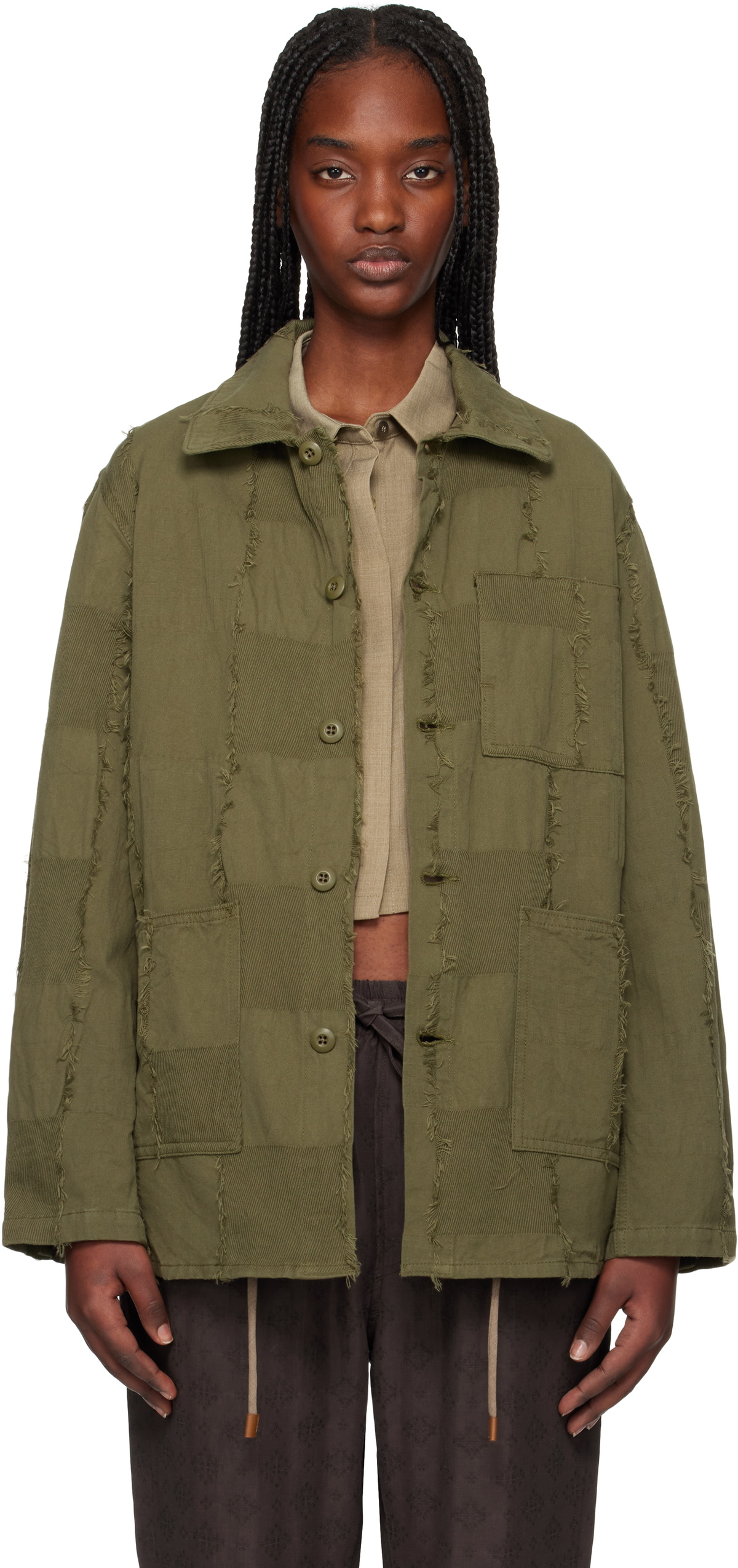 【Needles】 Balcollar Coat NEEDLES Black Balcollar Coat Needles