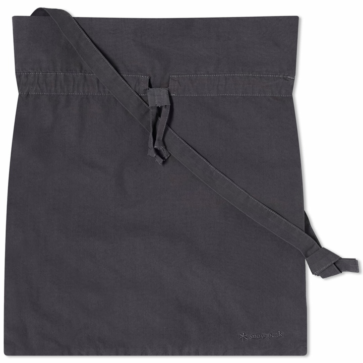 Photo: Snow Peak Women's Natural Dyed Recycled Cotton Multi Bag in Charcoal 