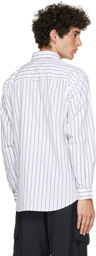 thisisneverthat White Striped Logo Shirt