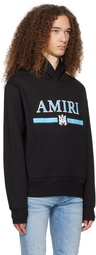 AMIRI Black MA Bar Hoodie