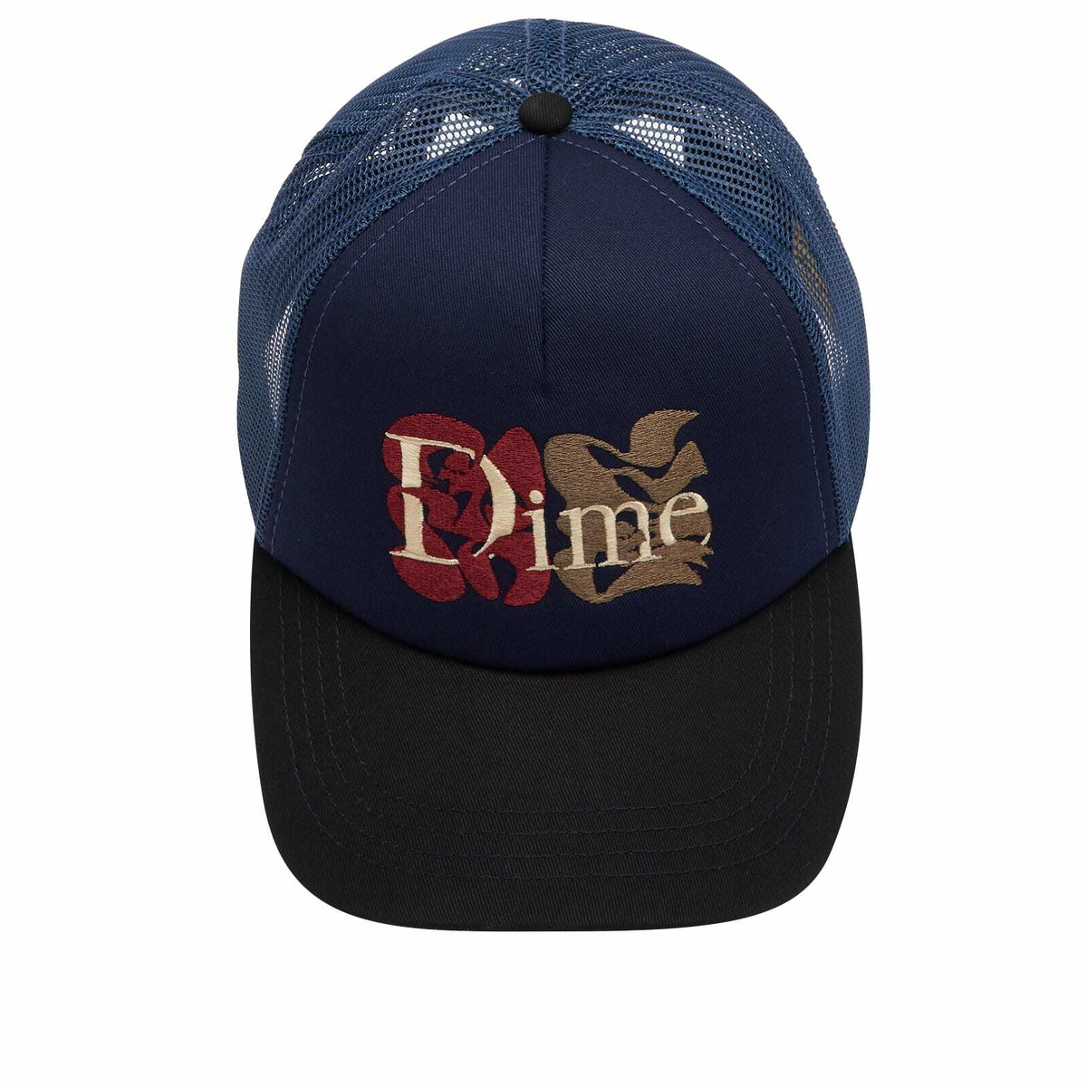 Dime Men's Classic Duo Trucker Cap in Navy Dime