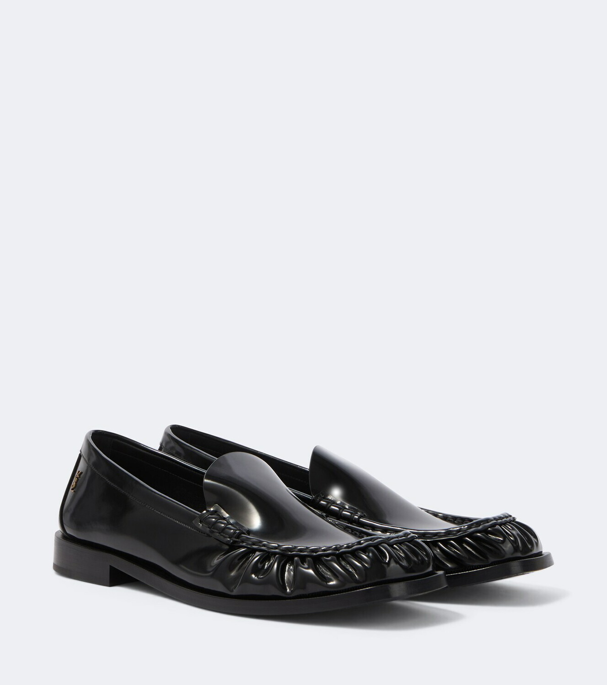 Saint Laurent Theobald Cassandre leather loafers