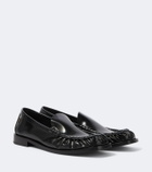 Saint Laurent Theobald Cassandre leather loafers