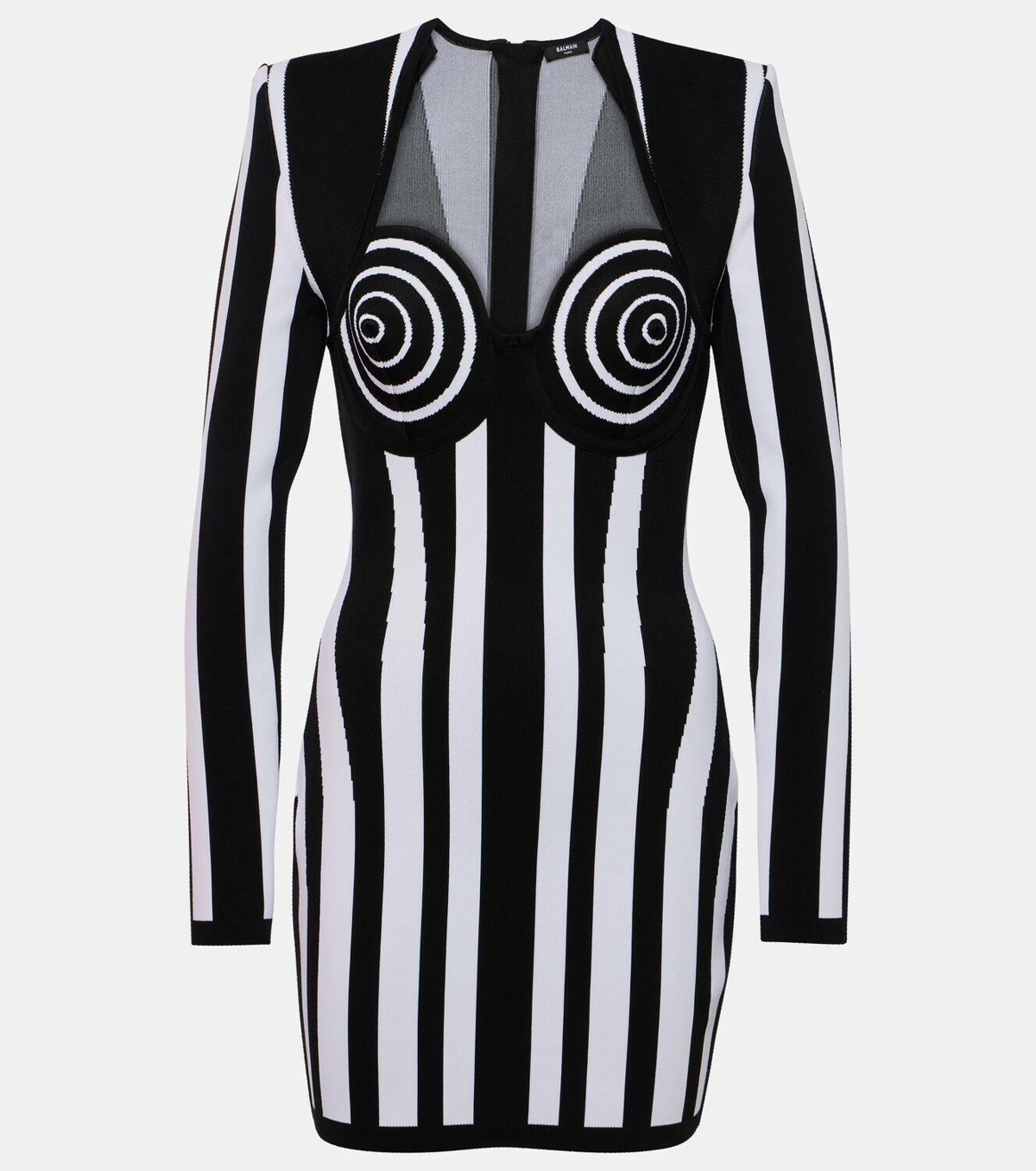 Balmain Striped minidress