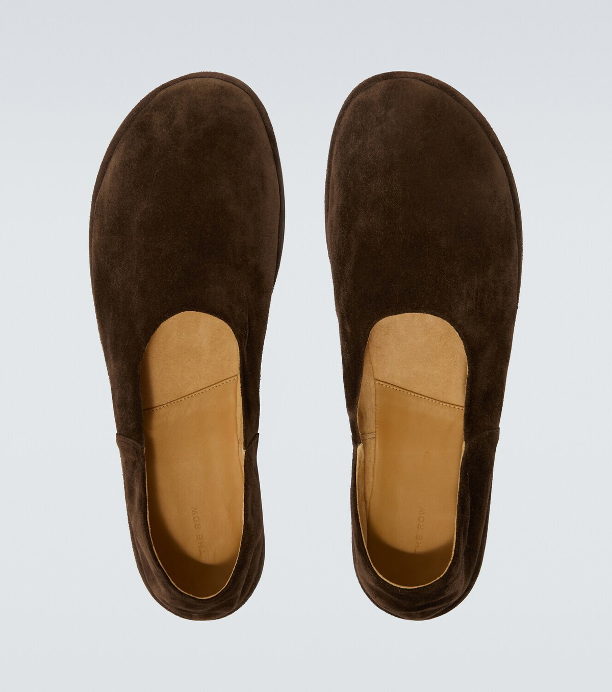 The Row Canal suede slip-on shoes