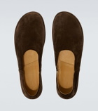 The Row Canal suede slip-on shoes