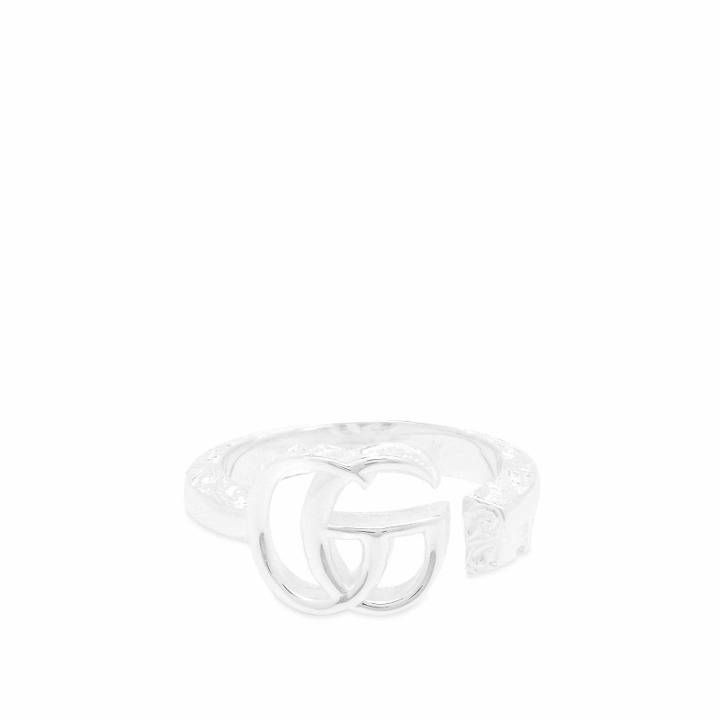 Photo: Gucci Women's GG Marmont Ring in Silver