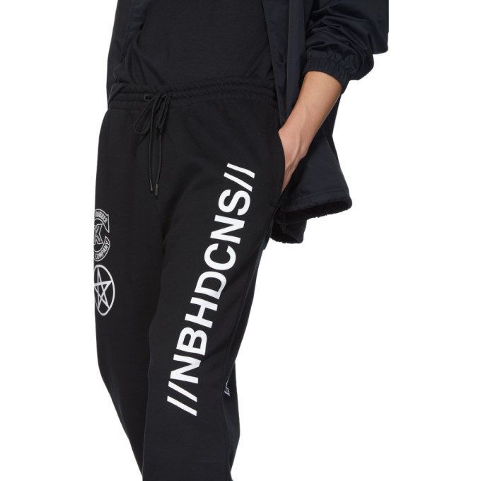 Neighborhood Black Converse Edition Logo Lounge Pants Neighborhood