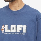 Lo-Fi Men's Prehistoric T-Shirt in Denim