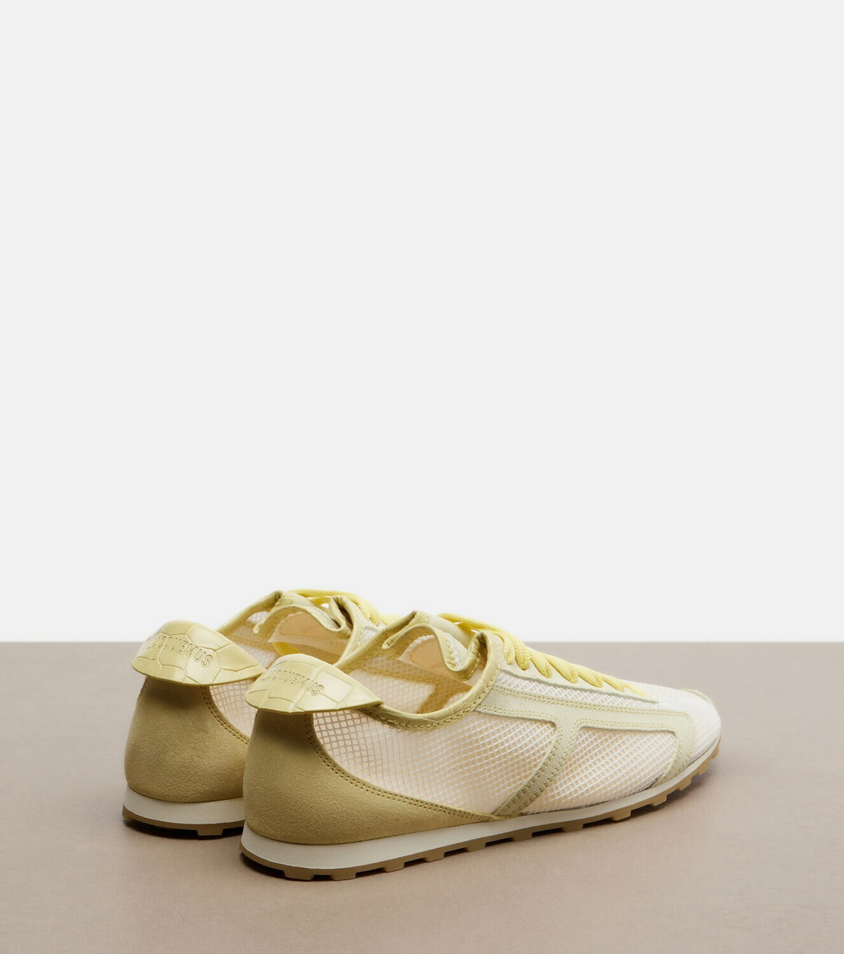 Jacquemus Tennis leather-trimmed sneakers