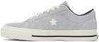 Converse Gray One Star Pro Low Top Sneakers