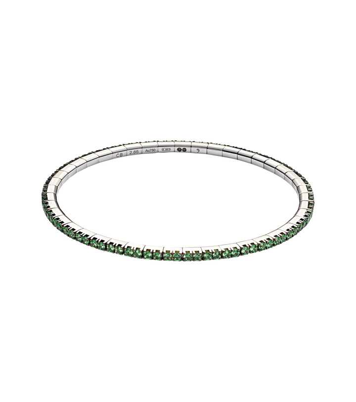 Photo: Bucherer Fine Jewellery 18kt white gold bracelet with tsavorites