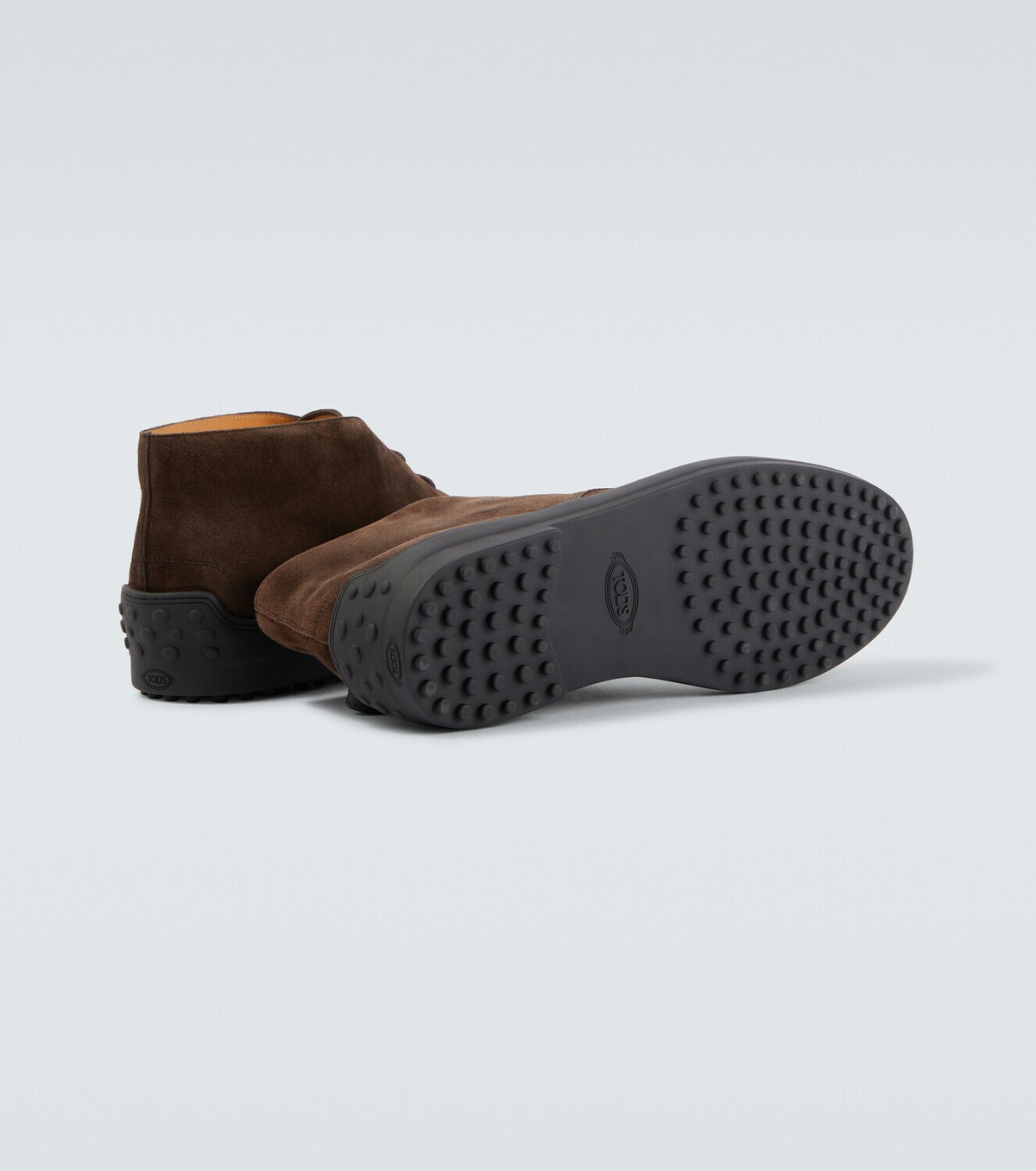 Tod's Suede combat boots