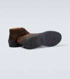 Tod's Suede combat boots