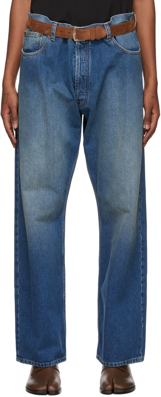 Photo: Maison Margiela Blue Oversized Jeans