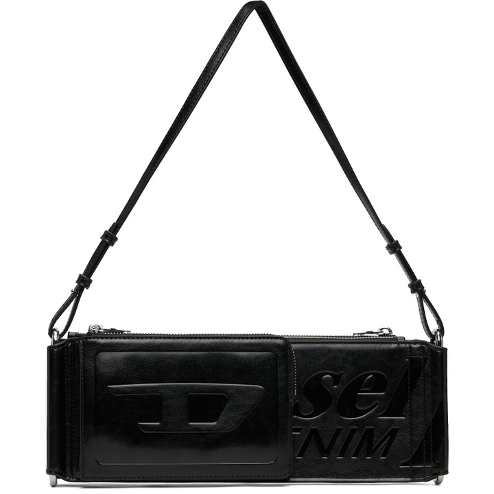 Photo: Diesel Black Flag-D-Modular Logo-Embossed Shoulder Bag