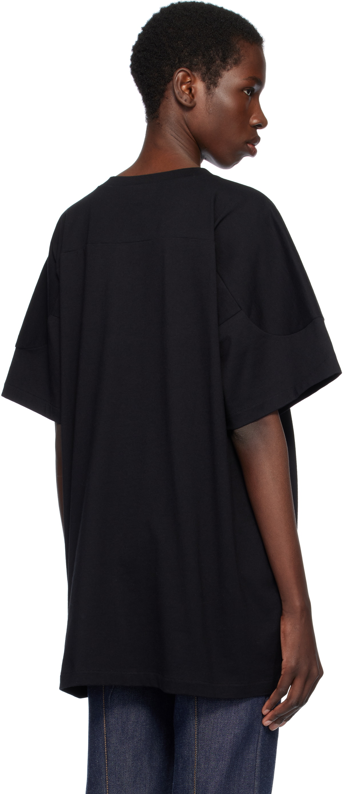 Stella McCartney Black Leopard Mascot T-shirt