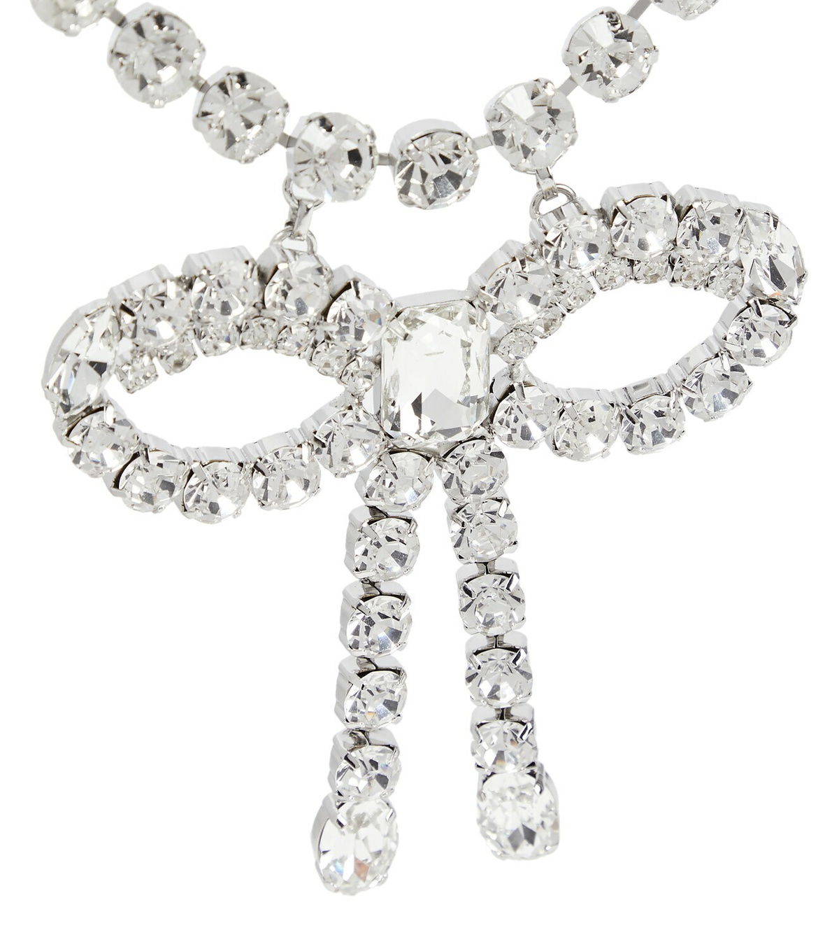 Area - Logo crystal-embellished belt