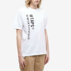 WTAPS Men's GPS Print T-Shirt in White