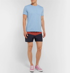 Saturdays NYC - Ennis Short-Length Colour-Block Swim Shorts - Navy