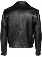 SAINT LAURENT - Leather Jacket W/ Detachable Sleeves
