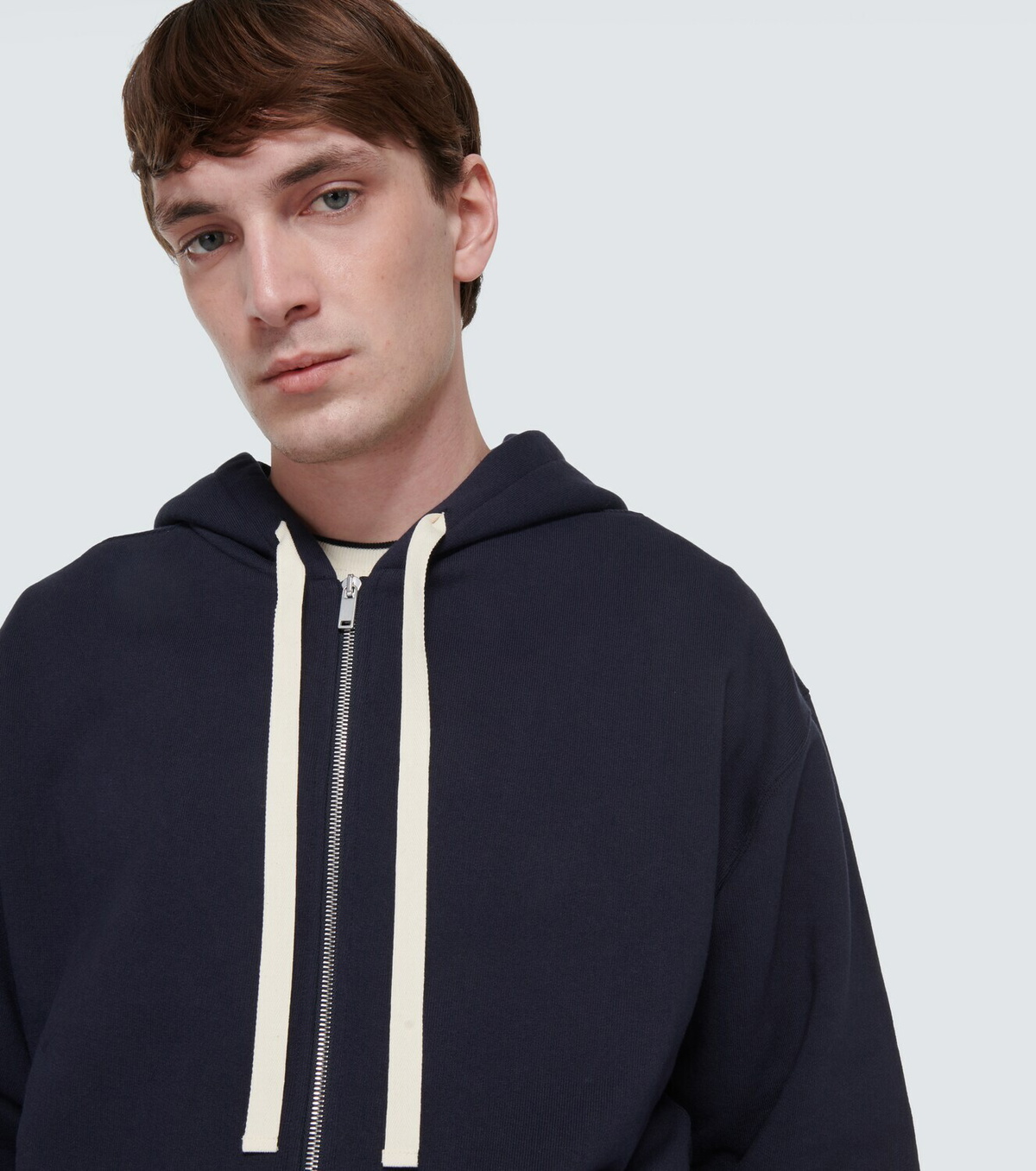 Jil Sander Jersey Hoodie J22gu0111j20058 001