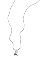 Missoma Savi Droplet Rhodium-plated Necklace - Silver - One Size