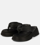 Ganni - Padded thong sandals