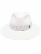 MAISON MICHEL - Henrietta Strass Belt On Felt Hat