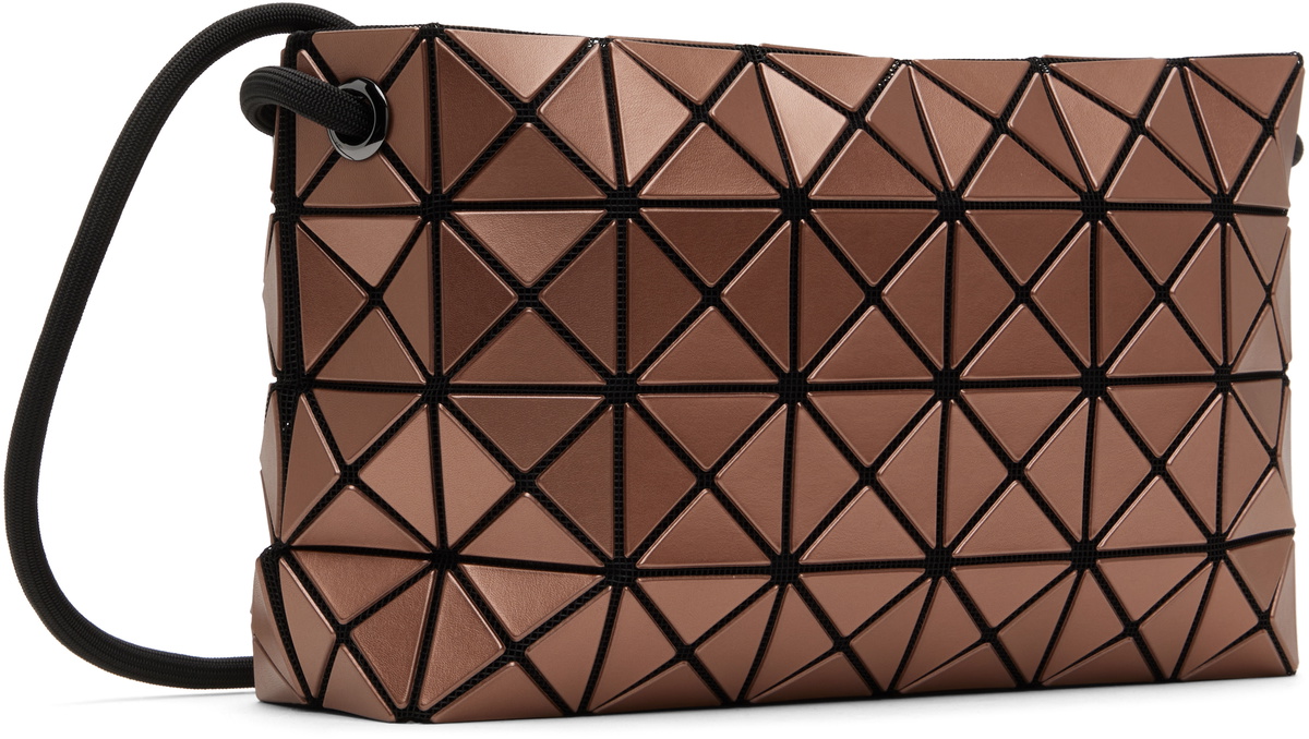BAO BAO ISSEY MIYAKE Brown Loop Metallic Shoulder Bag Bao