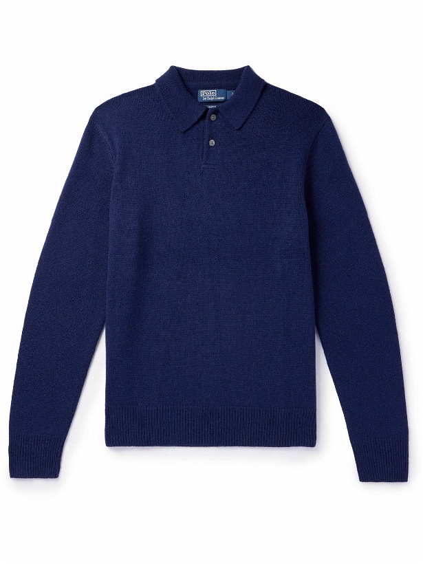 Photo: Polo Ralph Lauren - Cashmere Polo Shirt - Blue