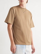 A.P.C. - Suzanne Koller Owen Embroidered Cotton-Jersey T-Shirt - Brown