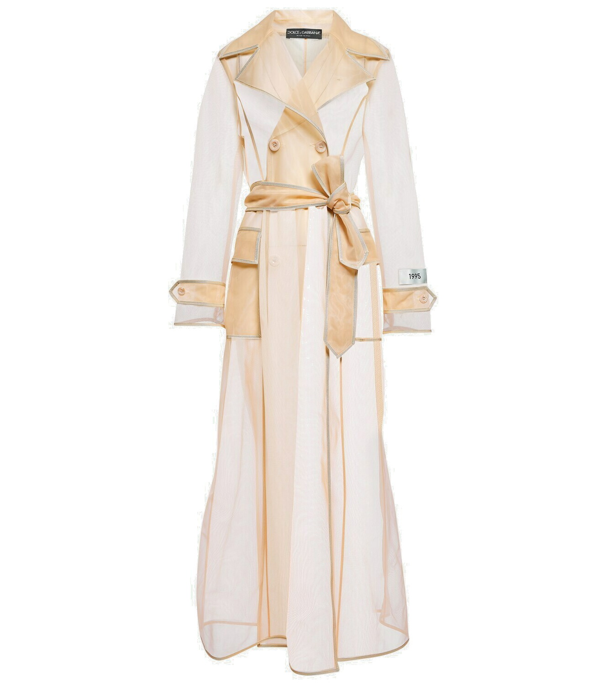 Dolce&Gabbana - x Kim marquisette trench coat Dolce & Gabbana