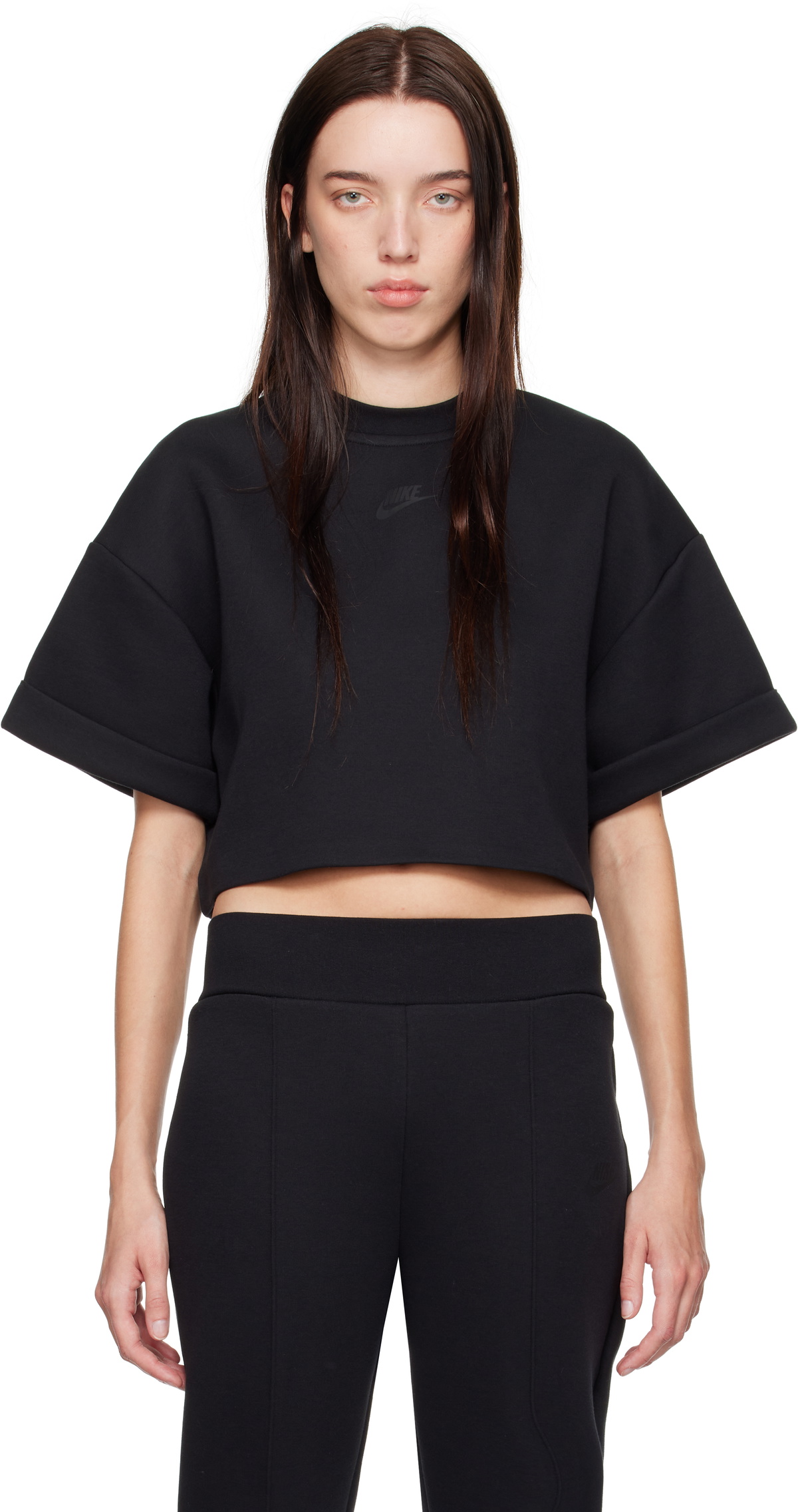 nike tech crop top