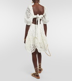 Zimmermann Vacay cutout cotton lace minidress