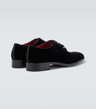 Christian Louboutin Chambeliss velvet Derby shoes