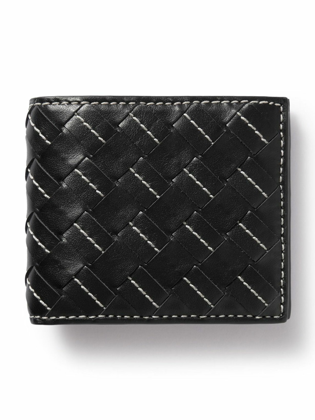 Photo: Bottega Veneta - Intrecciato Embroidered Leather Billfold Wallet
