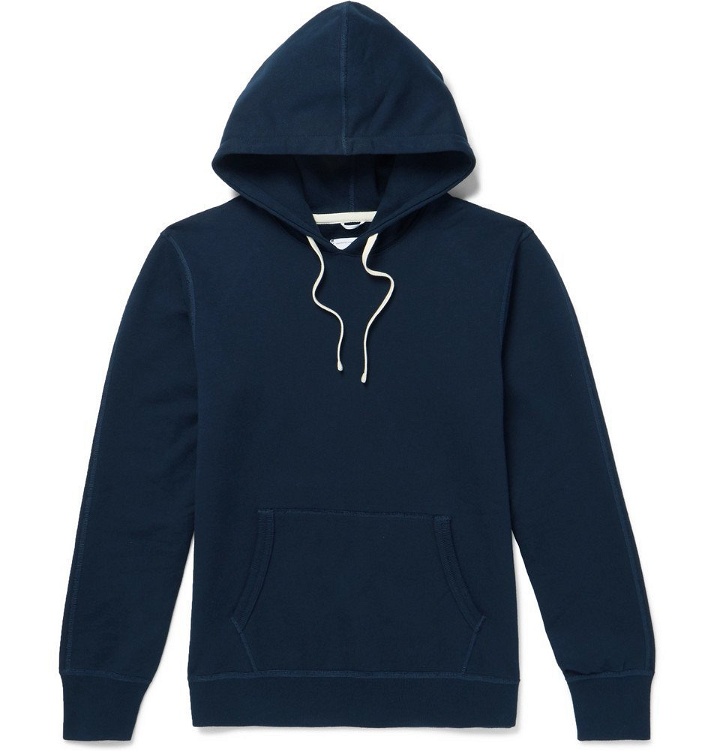 Photo: Reigning Champ - Loopback Cotton-Jersey Hoodie - Navy