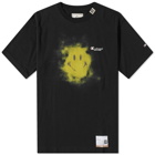 Maison MIHARA YASUHIRO Men's Smiley Face T-Shirt in Black