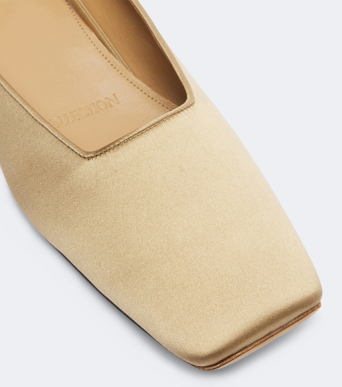 Calvin Klein Collection Lana satin slingback flats