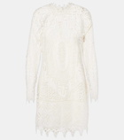 Ulla Johnson Eleni linen lace minidress