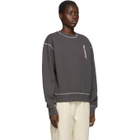 Polythene* Optics Grey Vertical Sweatshirt