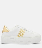 Versace Greca embroidered sneakers