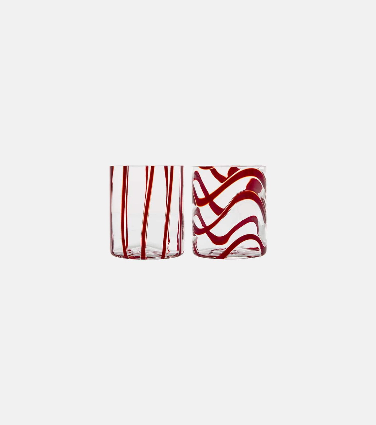 NasonMoretti Cyrus Set of 2 glass tumblers
