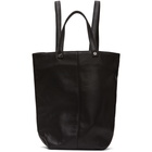 Ludovic de Saint Sernin Black Leather Eyelet Backpack