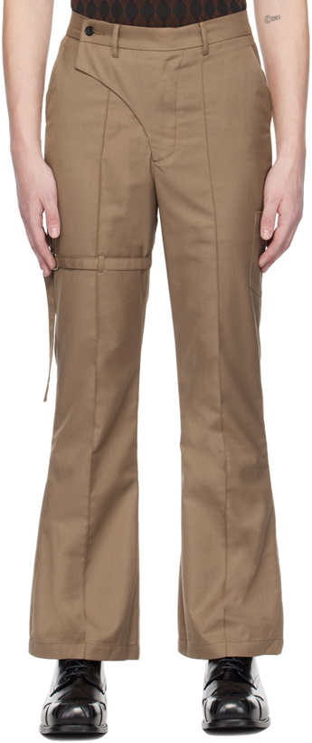 Photo: The World Is Your Oyster Brown Flare Trousers
